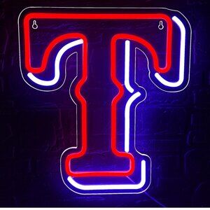 TEXAS RANGERS NEON LED SIGN